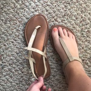 Worn once nude sandals perfect condition